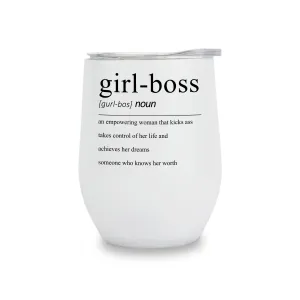 Wine Tumblers - Girl Boss