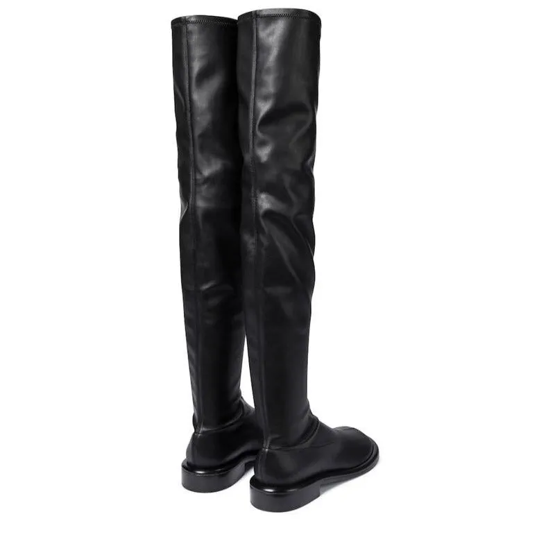 Winter Stretch Thigh Boots