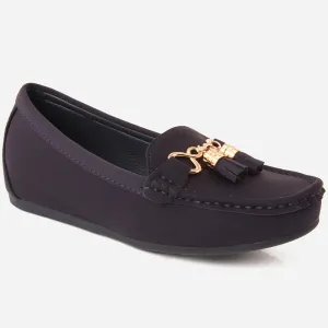 Women "AAaRVI" Casual Suede Slip On Moccasins