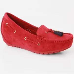 WOMEN "PAOLA" SUEDE COMFORT SLIPON MOCCASINS