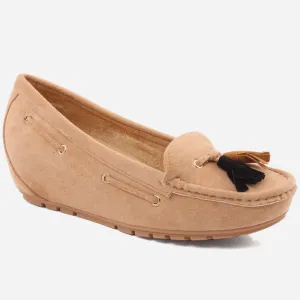 WOMEN "PAOLA" SUEDE COMFORT SLIPON MOCCASINS