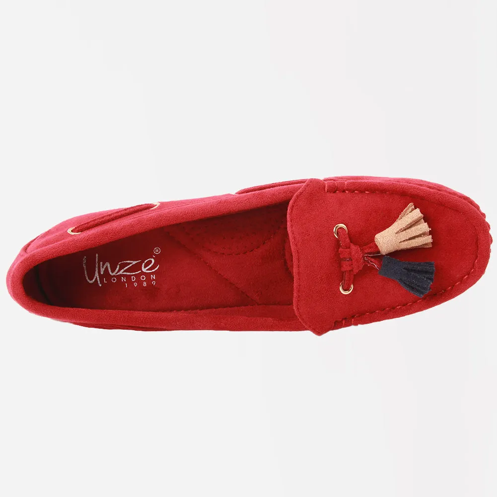 WOMEN "PAOLA" SUEDE COMFORT SLIPON MOCCASINS