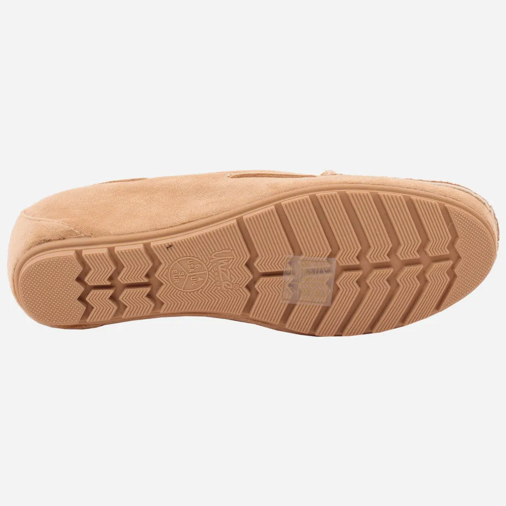 WOMEN "PAOLA" SUEDE COMFORT SLIPON MOCCASINS