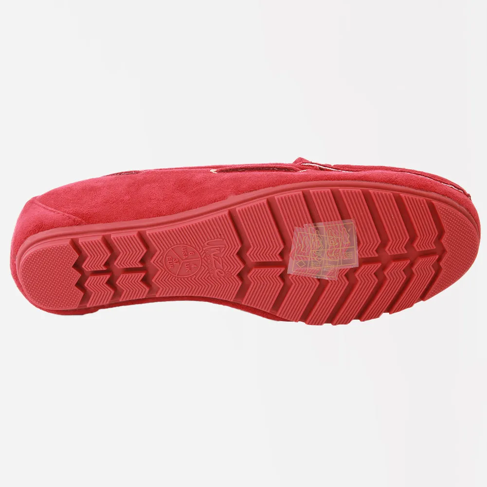 WOMEN "PAOLA" SUEDE COMFORT SLIPON MOCCASINS
