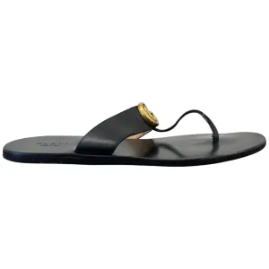 Women's Gg Marmont Thong Sandals Black Size EU 38.5 / UK 5.5