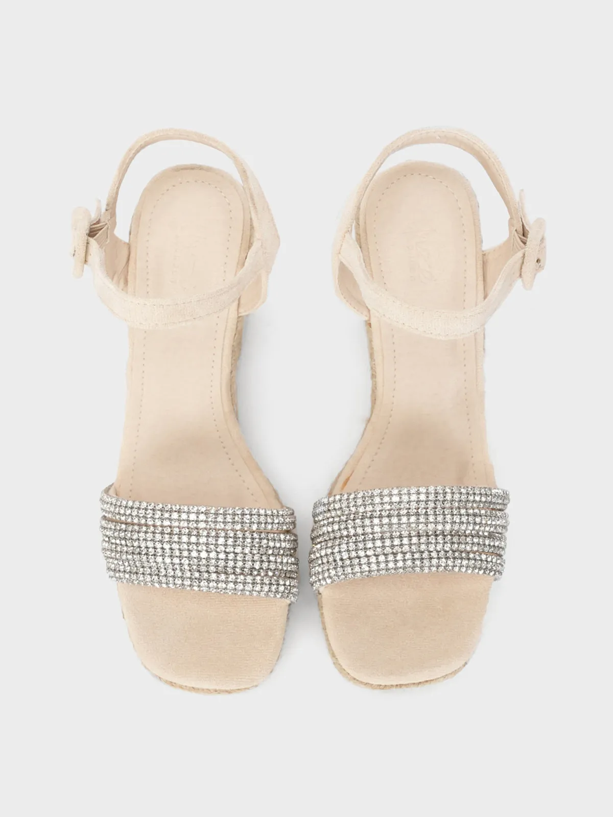Womens "ROSINA" Wedge Comfy Sandals