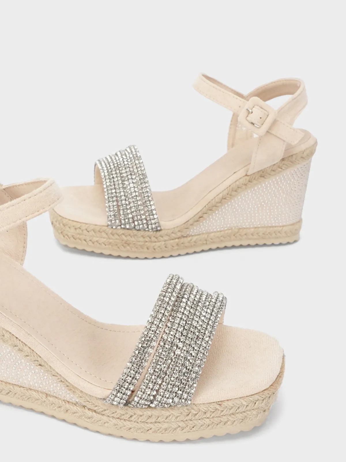 Womens "ROSINA" Wedge Comfy Sandals