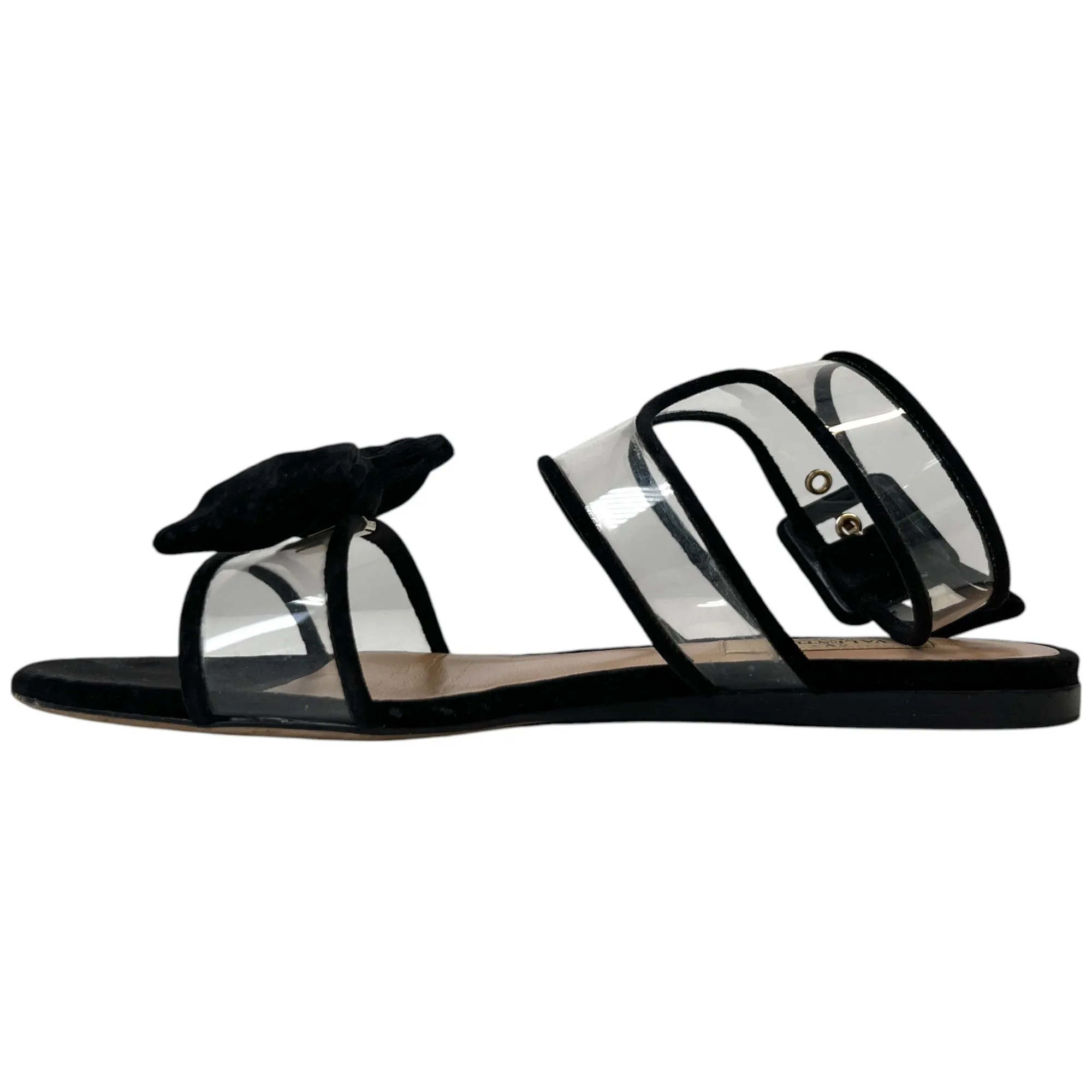 Women's Suede Bow Sandals Black Size EU 36.5 / UK 3.5