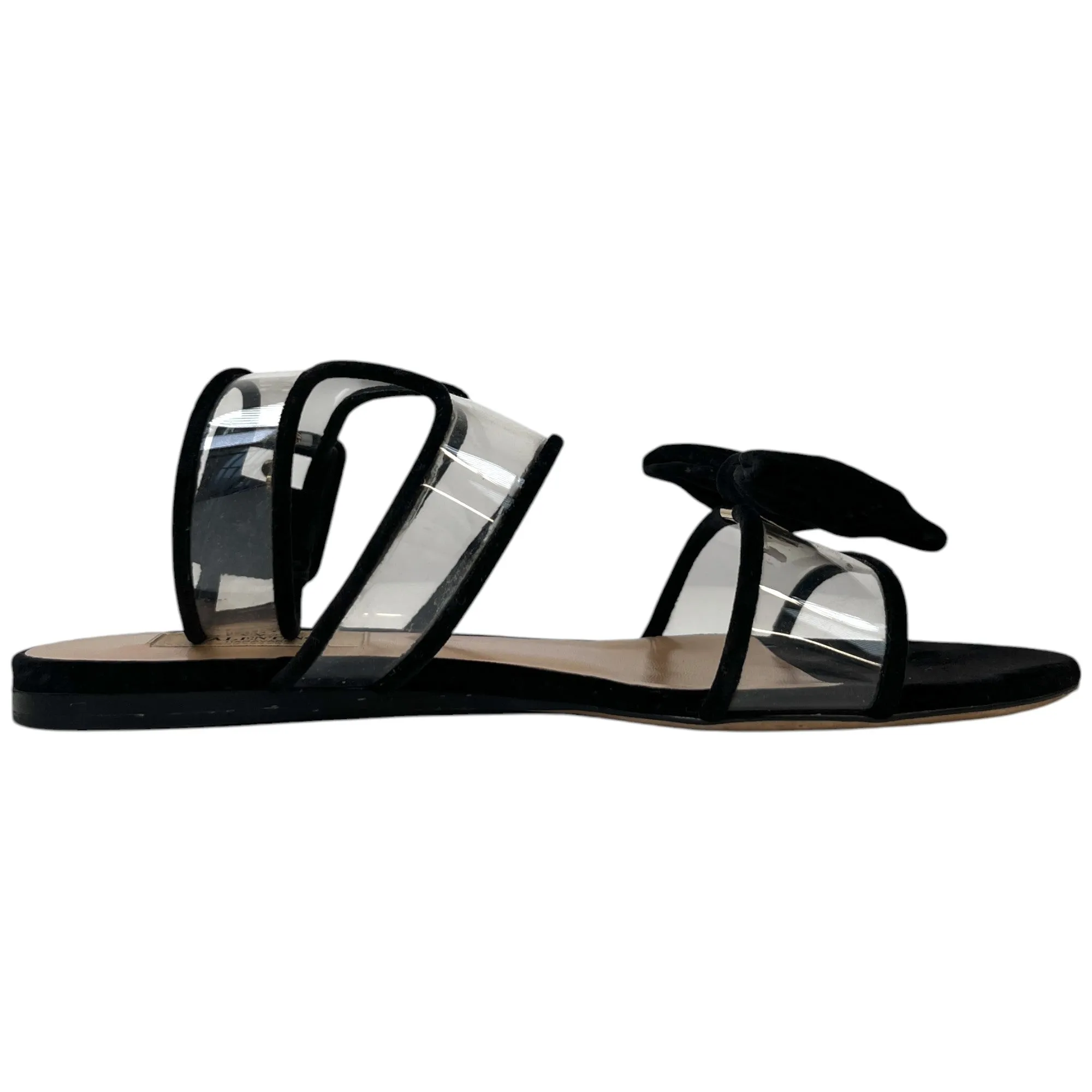 Women's Suede Bow Sandals Black Size EU 36.5 / UK 3.5