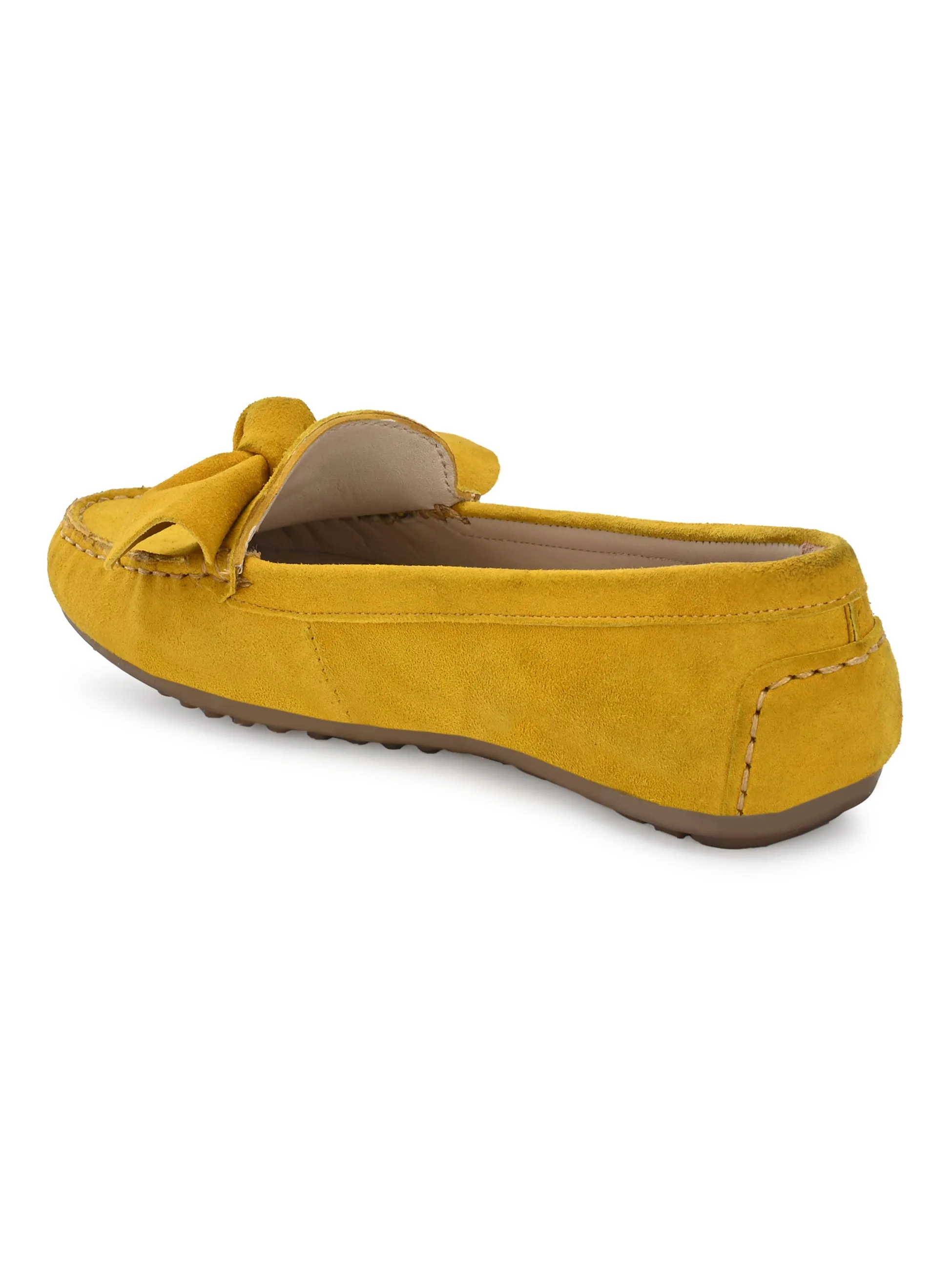 Women's Suede Leather Casual Loafer Moccasin