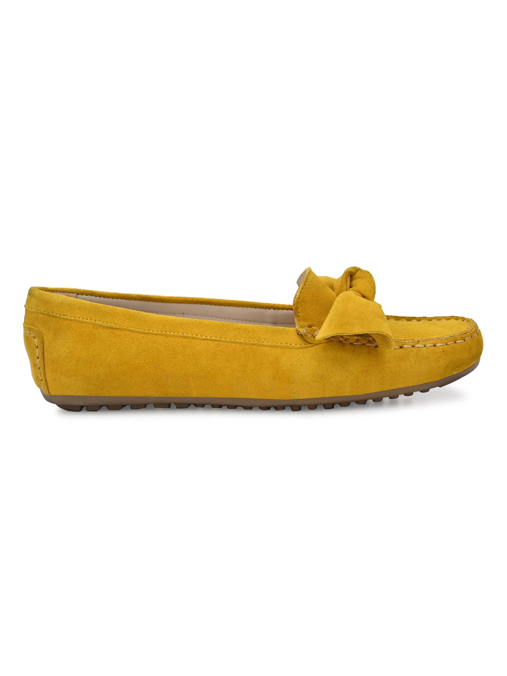 Women's Suede Leather Casual Loafer Moccasin