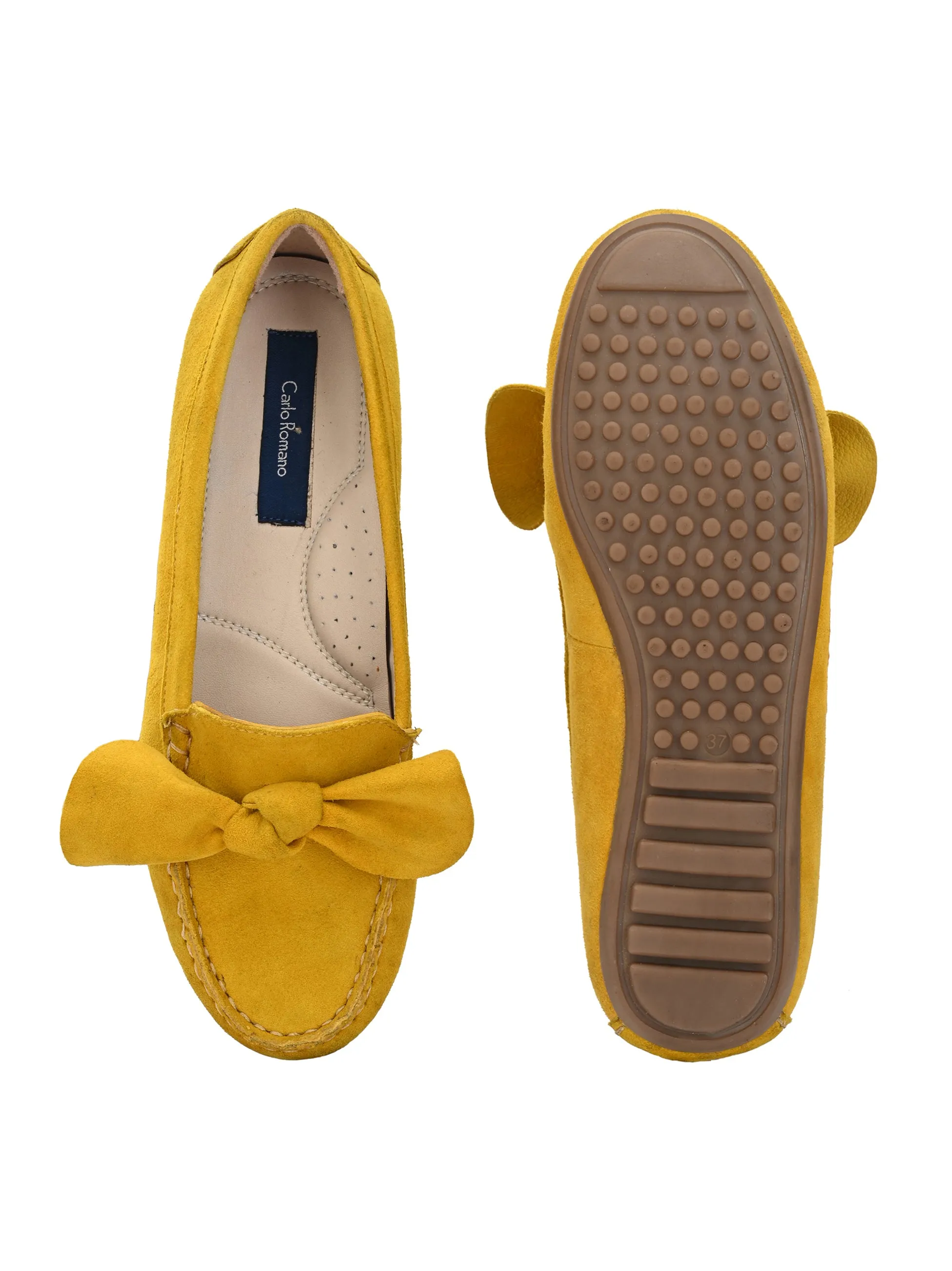 Women's Suede Leather Casual Loafer Moccasin