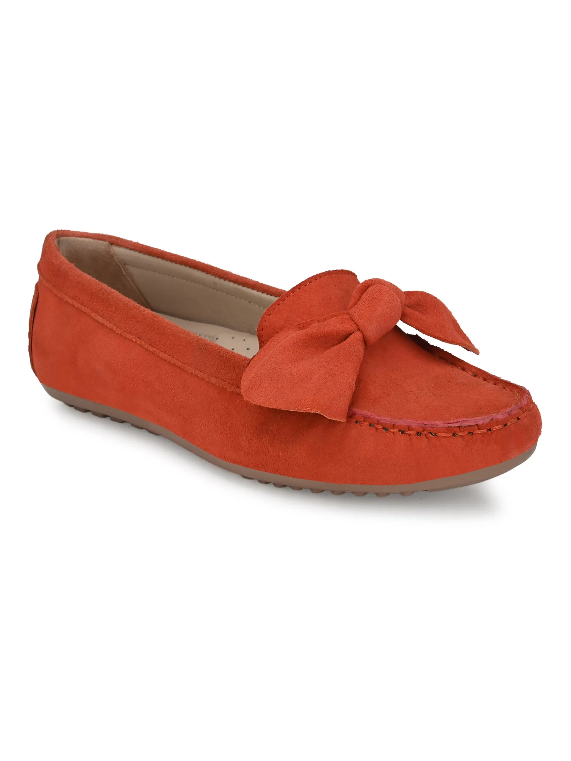 Women's Suede Leather Casual Loafer Moccasin