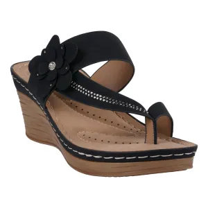 Women's Taryn Floral Wedge Sandals