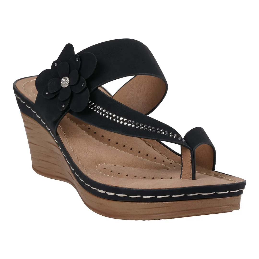 Women's Taryn Floral Wedge Sandals
