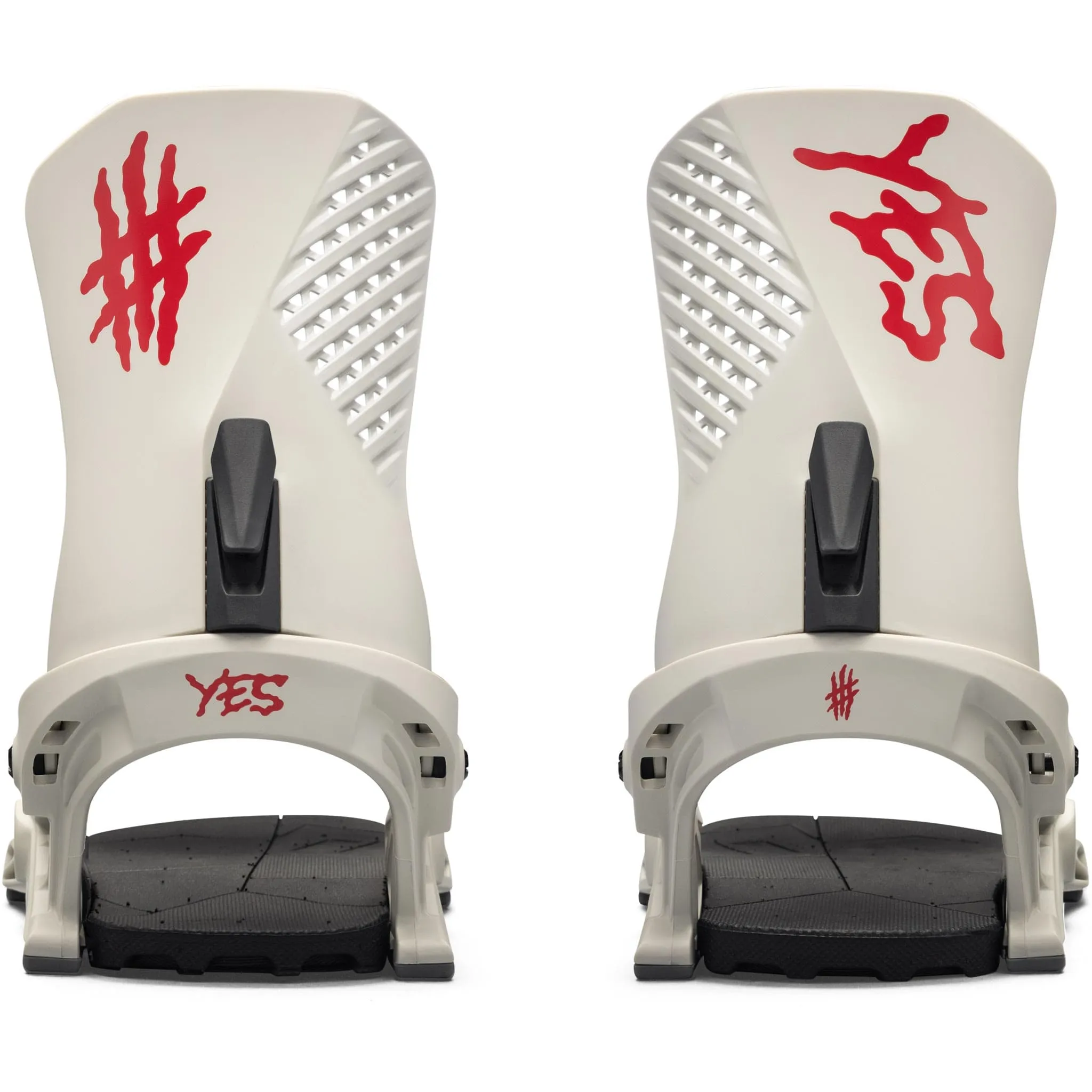 Yes Drive Snowboard Binding Gray Red 2025