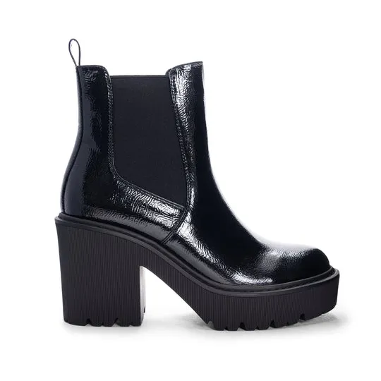 YIKES PATENT BOOTS