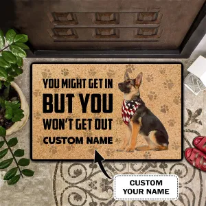 You Might Get In But... -Custom Doormat - Loop - T2k-239
