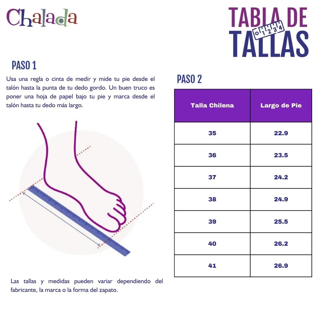 Zapato Chalada Mujer Olga-1 Negro Casual