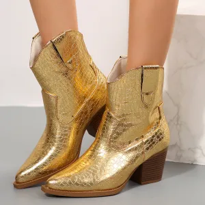 Zina™ - Shiny Elegant Boots