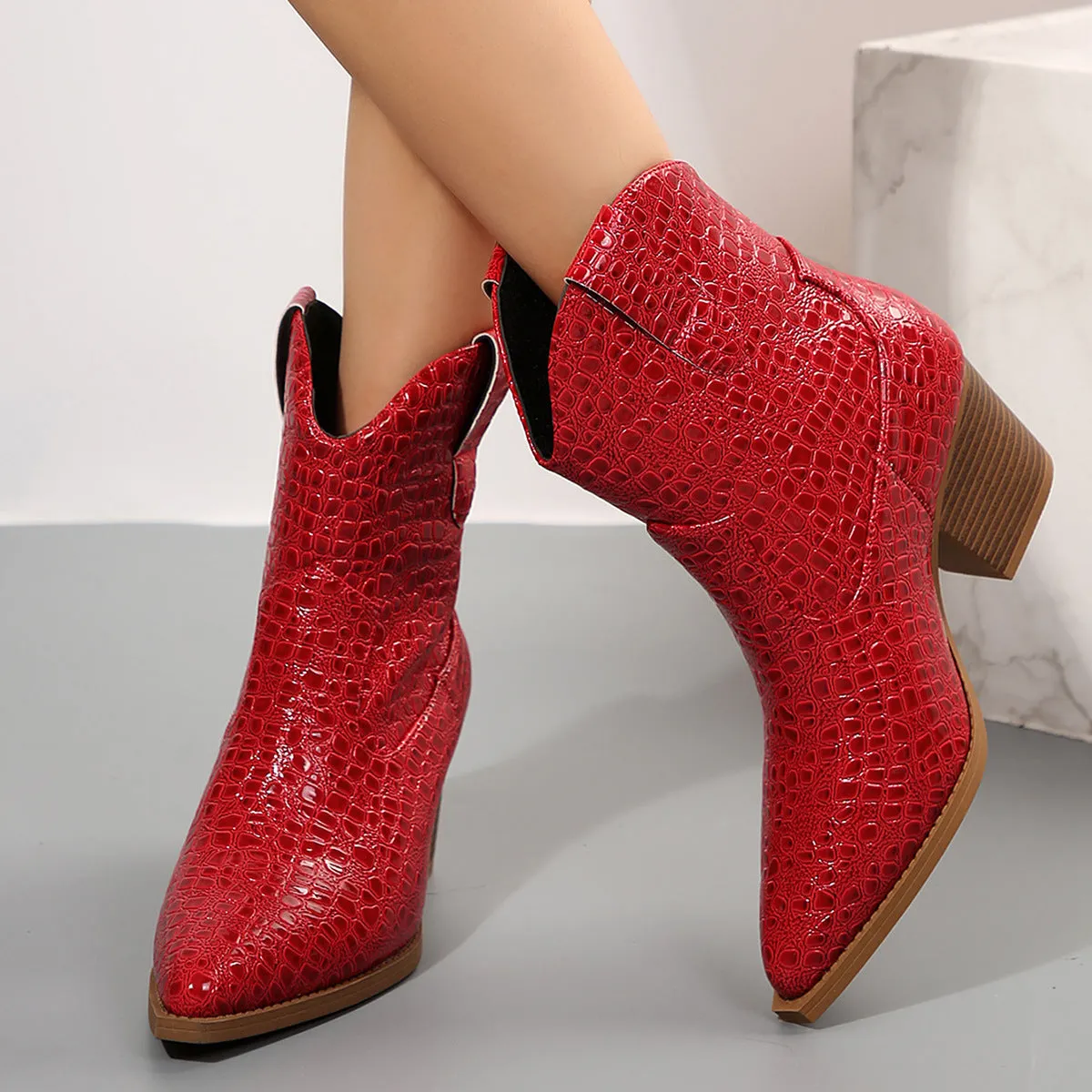 Zina™ - Shiny Elegant Boots