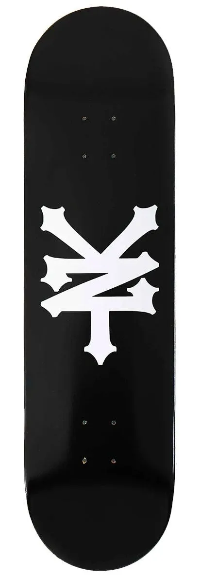 Zoo York OG 95 Crackerjack Deck Black/White x Venom Skateboards Core Custom Complete Skateboard - 8.0
